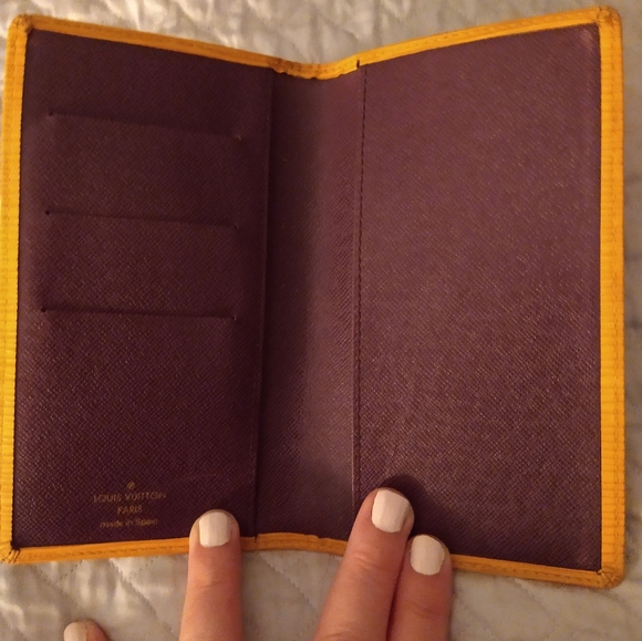 Authentic Louis Vuitton LV Long Wallet Mustard Yellow Date Code CA0996 - Picture 2 of 5